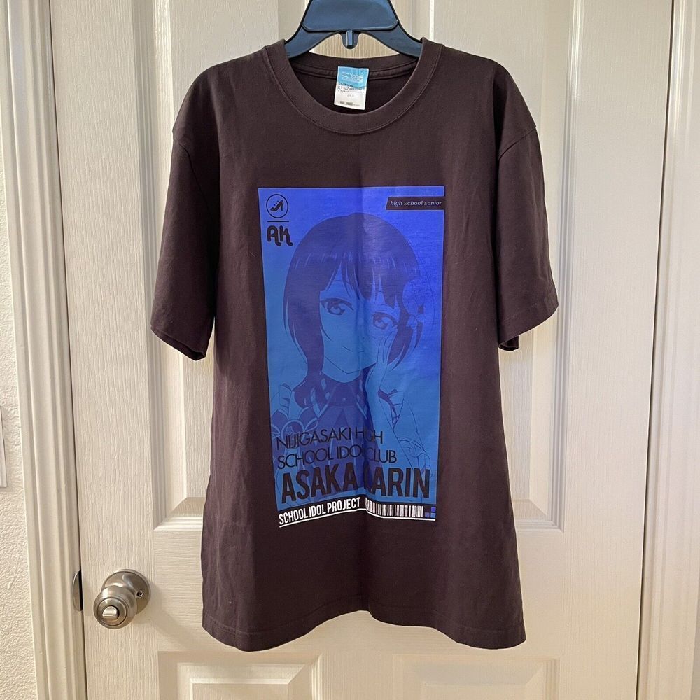 Love Live! Nijigasaki High School Idol Club Karin Asaka Graphic T-Shirt SZ Large